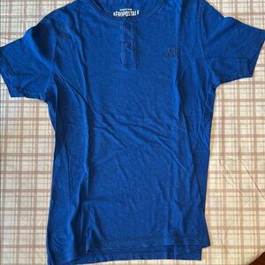 Aeropostale Royal Blue Henley Shirt